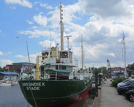 Küstenmotorschiff Greundiek in Stade * Foto: Deutsche Stiftung Denkmalschutz/Bolz
