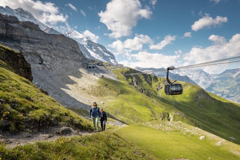 Bild: "Eiger Walk of Fame", Kleine Scheidegg Fotocredit: © Jungfraubahnen, 2019, photographer: David Birri